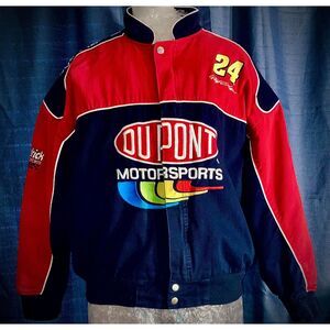 Men's 2XL Vintage Jeff Gordon Dupont #24 Winner's Circle Nascar Racing Jacket
